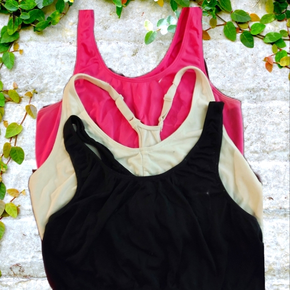 Fruit of the Loom Other - Fruit of the loom. Sport Bras. Pink. Black. White
